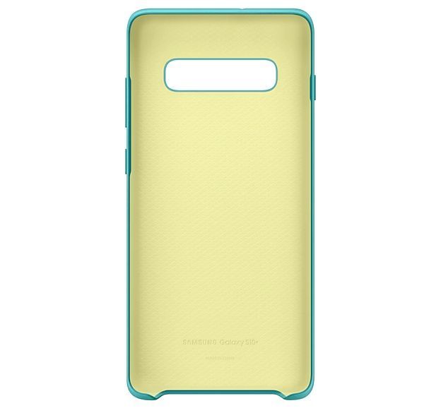 Оригинальный чехол Samsung Silicone Cover Green для Galaxy S10 Plus SM-G975 1400067535 фото