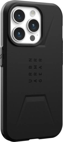 Чохол UAG Civilian MagSafe Black для iPhone 15 Pro Max 2119287913 фото