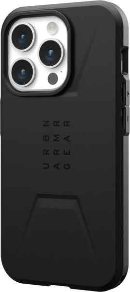 Чохол UAG Civilian MagSafe Black для iPhone 15 Pro Max 2119287913 фото