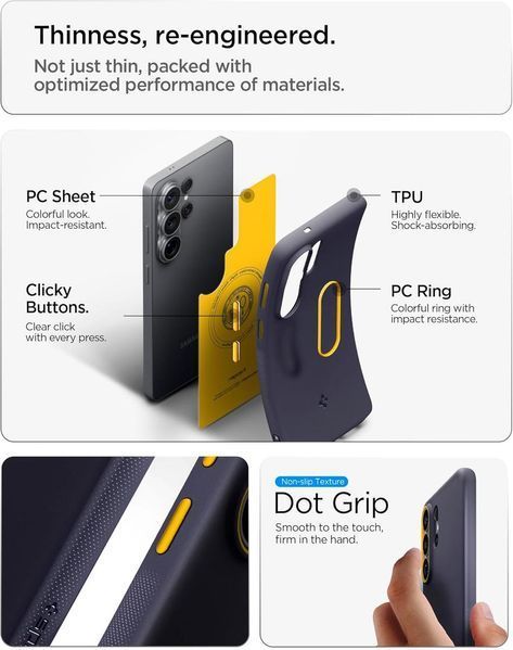Чохол Spigen Nano Pop MagFit Blueberry Navy для Samsung Galaxy S26 Ultra ACS11037 2940546590 фото