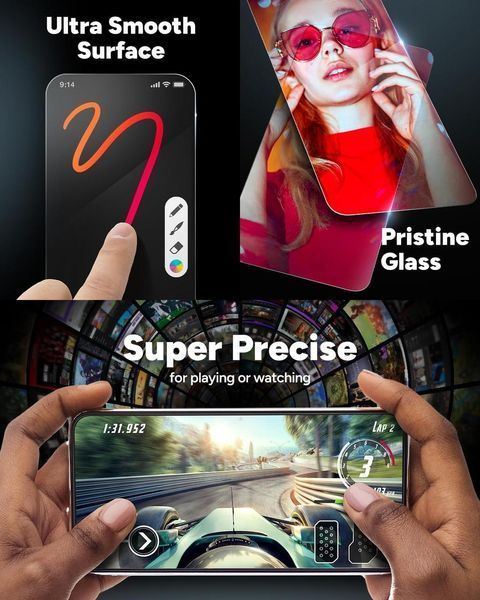 Захисне скло ZAGG InvisibleShield Glass Elite Privacy 360 для iPhone 15 Pro Max 2353557768 фото