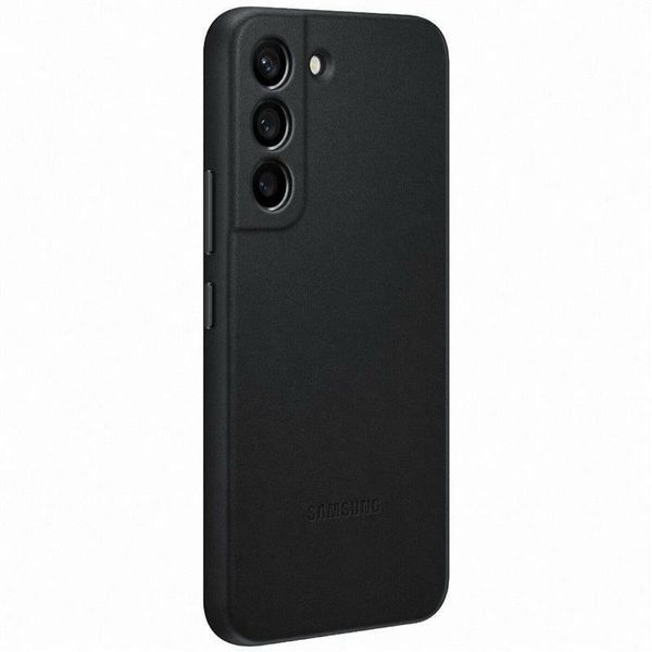 Чехол Samsung Leather Cover Black для Galaxy S22 Plus SM-S906 EF-VS906LBEGRU