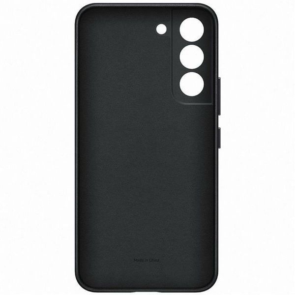 Чехол Samsung Leather Cover Black для Galaxy S22 Plus SM-S906 EF-VS906LBEGRU