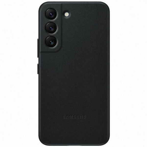 Чехол Samsung Leather Cover Black для Galaxy S22 Plus SM-S906 EF-VS906LBEGRU