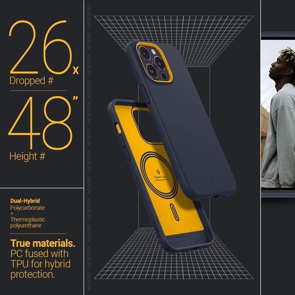Чехол Caseology Nano Pop Mag Blueberry Navy для iPhone 14 Pro Max