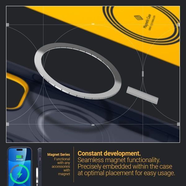 Чехол Caseology Nano Pop Mag Blueberry Navy для iPhone 14 Pro Max