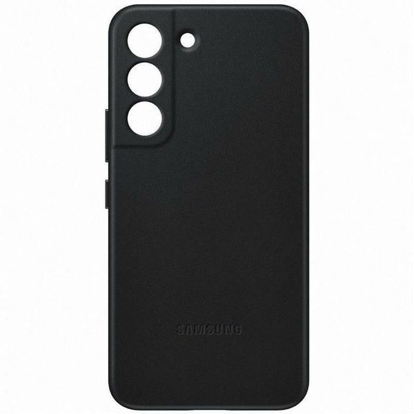 Чехол Samsung Leather Cover Black для Galaxy S22 Plus SM-S906 EF-VS906LBEGRU