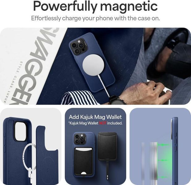Чохол Spigen Cyrill Kajuk Magsafe Navy для iPhone 16 Pro Max ACS08399 2498374711 фото