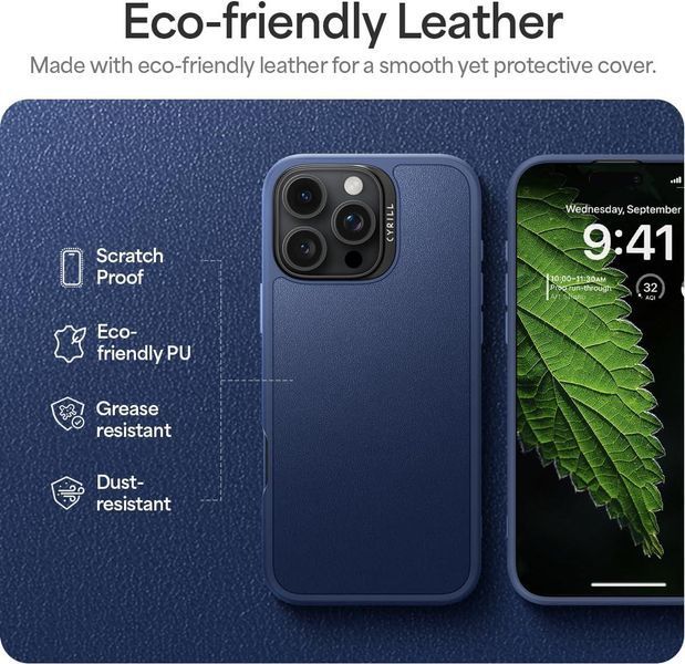 Чохол Spigen Cyrill Kajuk Magsafe Navy для iPhone 16 Pro Max ACS08399 2498374711 фото