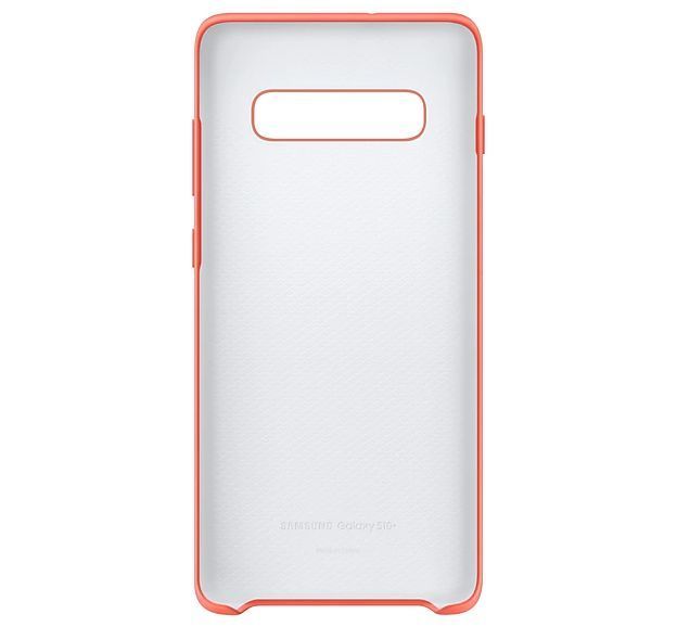 Оригинальный чехол Samsung Silicone Cover Berry Pink для Galaxy S10 Plus SM-G975 1401552431 фото