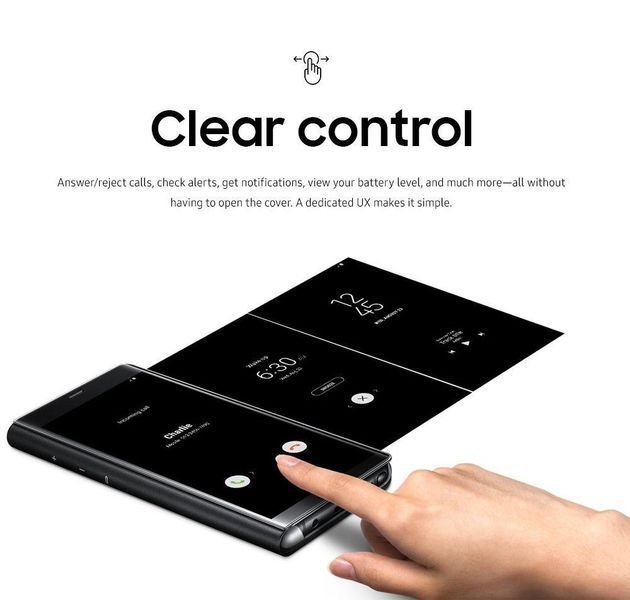 Чехол-книжка Clear View Standing Cover для Samsung Galaxy Note 8 SM-N950 1654184779 фото