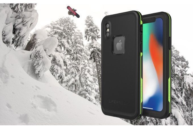Водонепроницаемый, противоударный чехол LifeProof FRĒ Green для IPhone X/XS 1147641125 фото