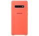 Оригинальный чехол Samsung Silicone Cover Berry Pink для Galaxy S10 Plus SM-G975 1401552431 фото 1