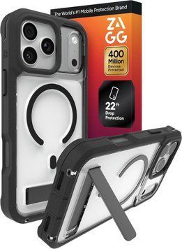 Чохол Zagg Gear4 Painier Magsafe Clear Black для iPhone 17 Pro Max 3100291034 фото