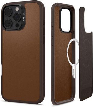 Чохол Spigen Cyrill Kajuk Magsafe Saddle Brown для iPhone 16 Pro Max ACS08397 2498381683 фото