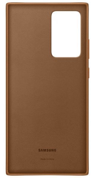 Оригинальный чехол Samsung Leather Back Cover Brown для Galaxy Note 20 Ultra EF-VN985LAEGRU 1427477067 фото