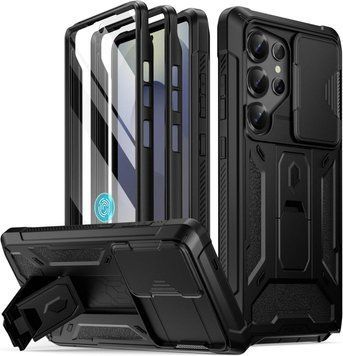 Захисний чохол 360&deg; Poetic Spartan Matte Black для Samsung Galaxy S25 Ultra SM-S938 2517962012 фото
