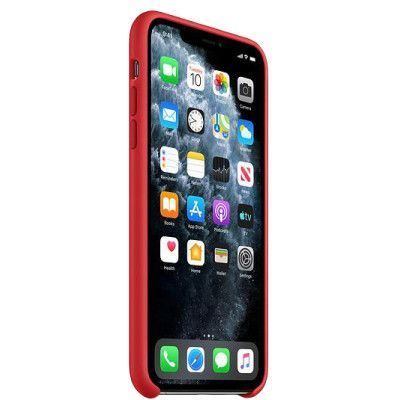 Чохол Apple Silicone Case для iPhone 11 Pro Max Product Red (MWYV2)