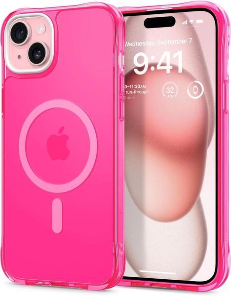 Чохол Spigen Cyrill UltraSheer MagSafe Hot Pink для iPhone 15 2506470953 фото
