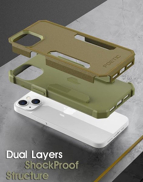 Чехол Poetic Neon Military Green для iPhone 13 | 14 1943812621 фото