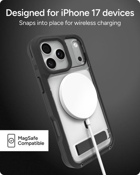 Чехол Zagg Gear4 Painier Magsafe Clear Black для iPhone 18 Pro Max | 17 Pro Max 3100291034 фото