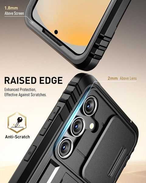 Захисний чохол 360&deg; Poetic Revolution Series Black для Samsung Galaxy S24 FE 2770719042 фото