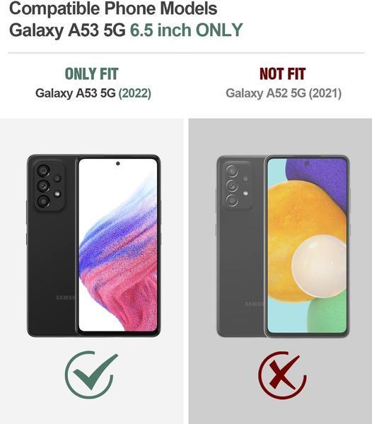 Противоударный чехол 360&deg; Poetic Revolution Series Black для Samsung Galaxy A53 1961163426 фото