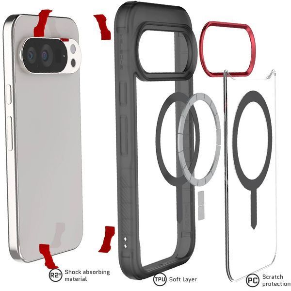 Чехол Ghostek Smoke MagSafe Magnetic Shockproof Case для Google Pixel 10 Pro XL 2866061886 фото