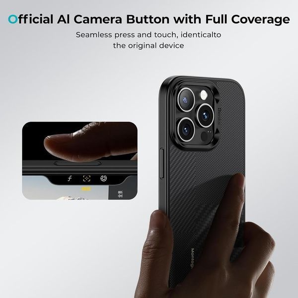 Чохол Benks Montage Armor Pro Kevlar MagSafe 600D | 1500D для iPhone 16 Pro Max 3165252729 фото