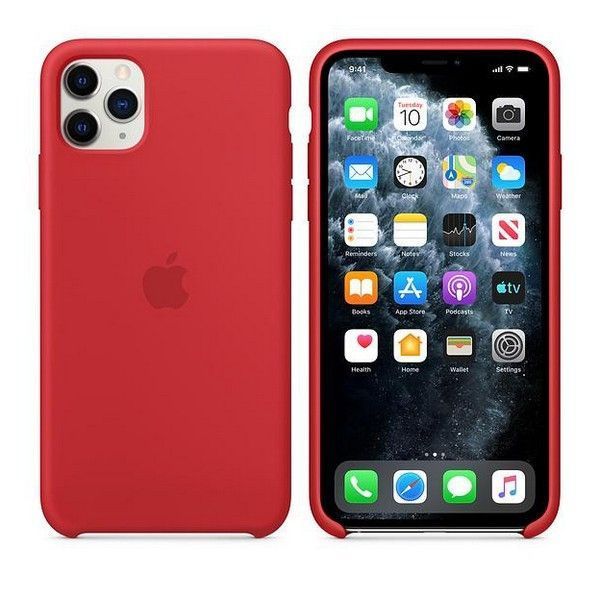Чохол Apple Silicone Case для iPhone 11 Pro Max Product Red (MWYV2)