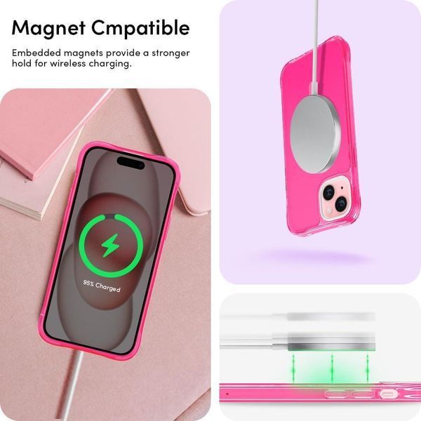 Чохол Spigen Cyrill UltraSheer MagSafe Hot Pink для iPhone 15 2506470953 фото