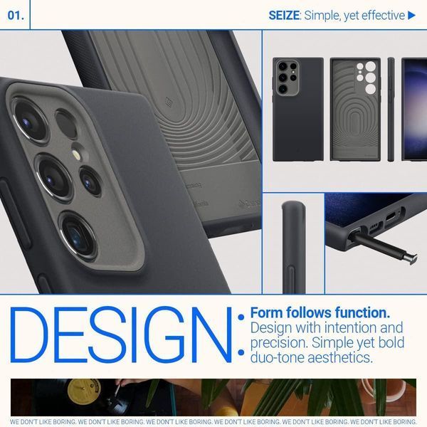 Чехол Caseology Nano Pop Black Sesame для Samsung Galaxy S23 Ultra SM-S918 ACS05658 1775725125 фото