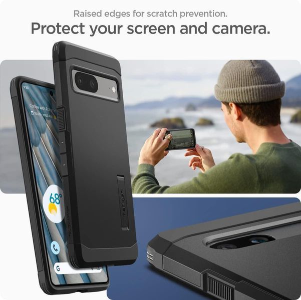 Чохол Spigen Tough Armor Black Google Pixel 7a 2085308167 фото
