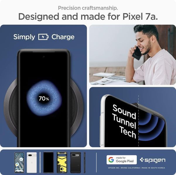 Чохол Spigen Tough Armor Black Google Pixel 7a 2085308167 фото