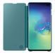 Оригинальный чехол Samsung Clear View Cover Green для Galaxy S10 Plus SM-G975 1703472406 фото 2