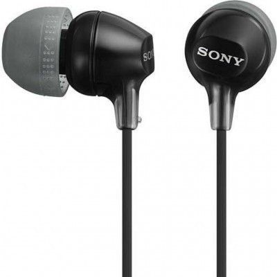 Наушники с микрофоном Sony MDR-EX15 AP Black 1200358057 фото