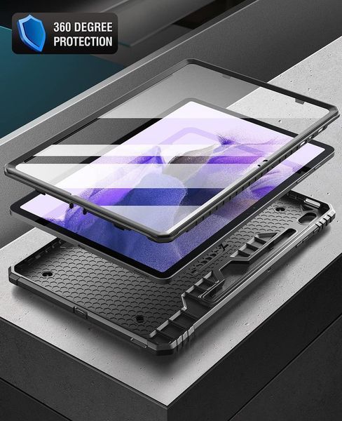 Захисний чохол 360&deg; Poetic Revolution Series Black для Samsung Tab S7 FE SM-T733 2261401709 фото