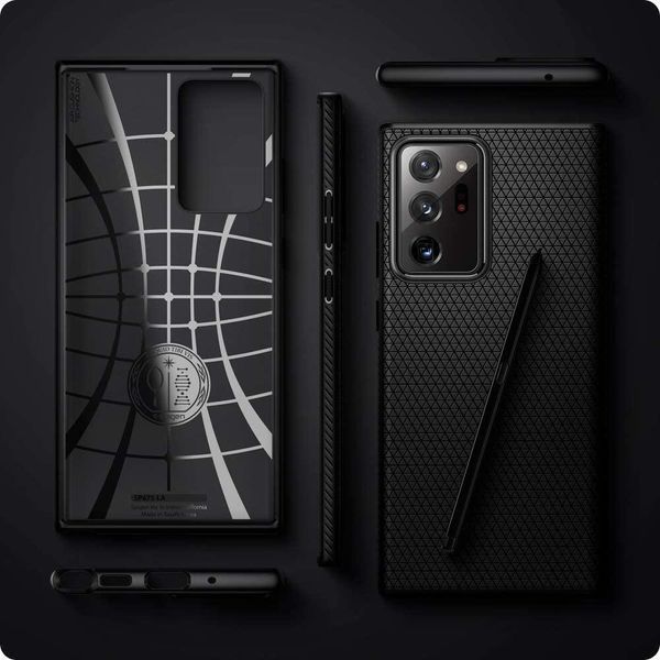 Чехол Spigen Liquid Air Matte Black для Samsung Galaxy Note 20 Ultra SM-N985 1703474859 фото