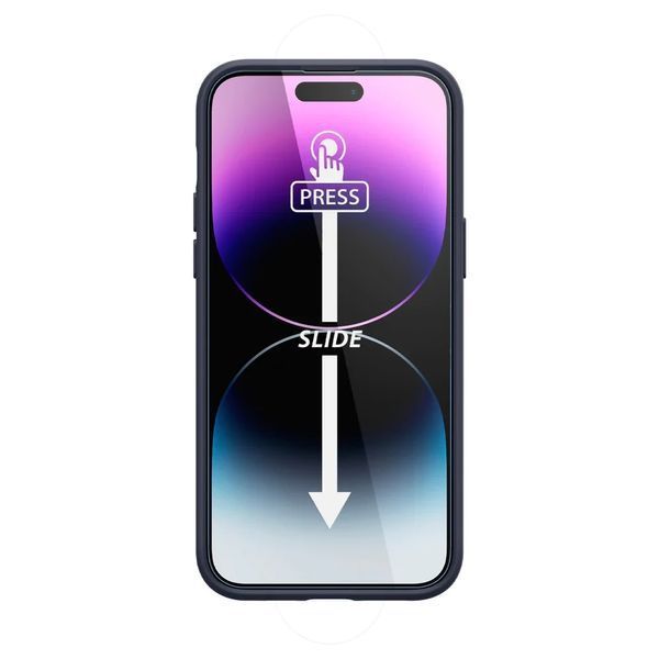 Чохол Caseology Nano Pop Mag Blueberry Navy для iPhone 14 Pro Max + 2 захисних скла 2040183002 фото