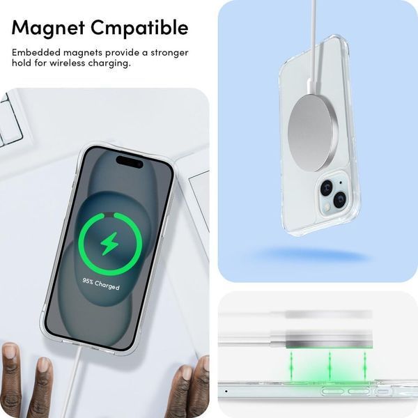 Чохол Spigen Cyrill UltraSheer MagSafe Crystal Clear для iPhone 15 2506480649 фото