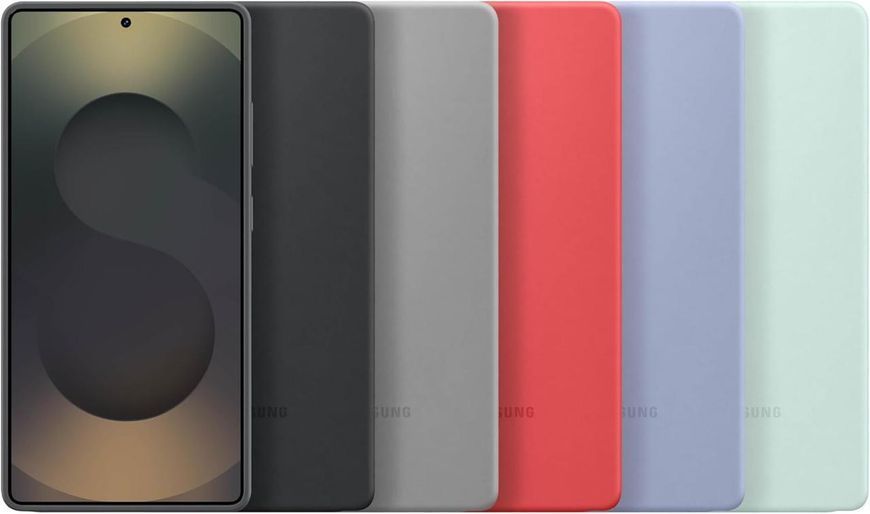 Чехол Samsung Silicone Case Gray для Galaxy S25 Ultra SM-S938 2517994144 фото