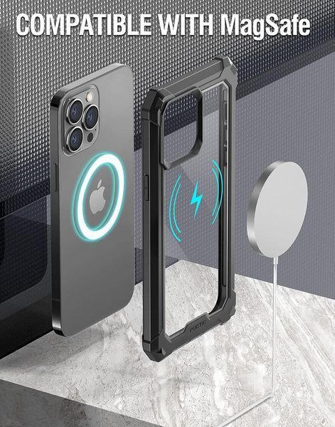 Захисний чохол 360&deg; Poetic Guardian Black для iPhone 13 Pro Max 2153810940 фото