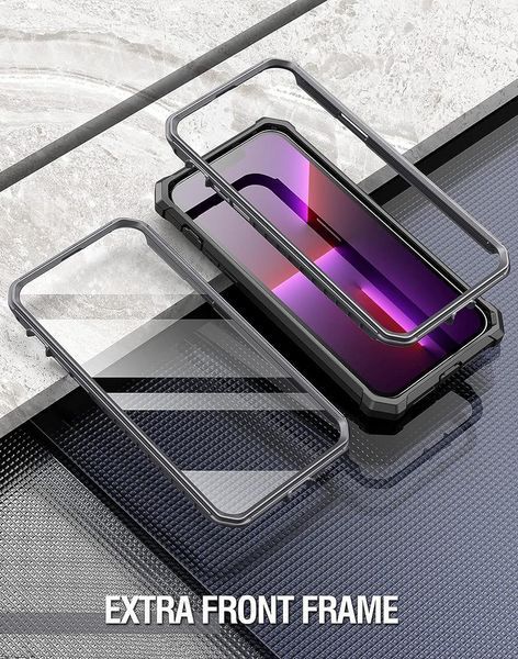 Захисний чохол 360&deg; Poetic Guardian Black для iPhone 13 Pro Max 2153810940 фото