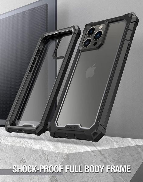 Захисний чохол 360&deg; Poetic Guardian Black для iPhone 13 Pro Max 2153810940 фото