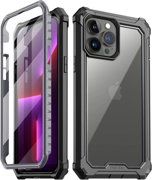 Захисний чохол 360&deg; Poetic Guardian Black для iPhone 13 Pro Max 2153810940 фото