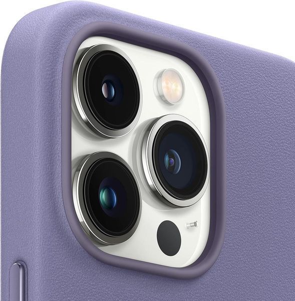 Чохол Apple Leather Case with MagSafe Wisteria для iPhone 13 Pro Max 2321596430 фото