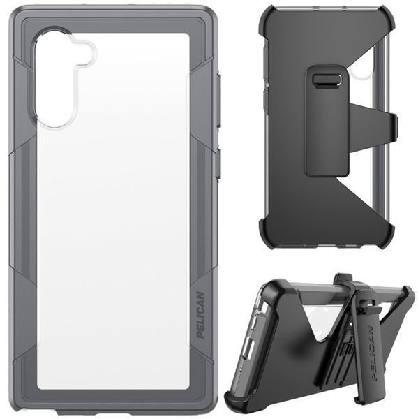 Противоударный чехол с клипсой Pelican Voyager Clear для Samsung Galaxy Note 10 SM-N970 1656362410 фото