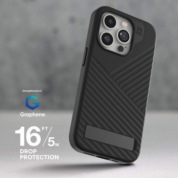 Чохол Zagg Gear4 Denali Snap Kickstand D30 Navy Blue для iPhone 15 Pro Max