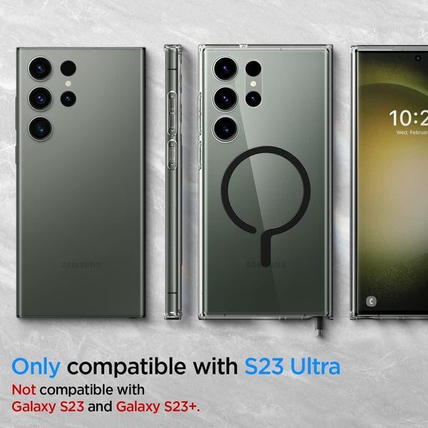 Чохол Spigen Ultra Hybrid OneTap Ring для Samsung Galaxy S23 Ultra SM-S918 ACS05621