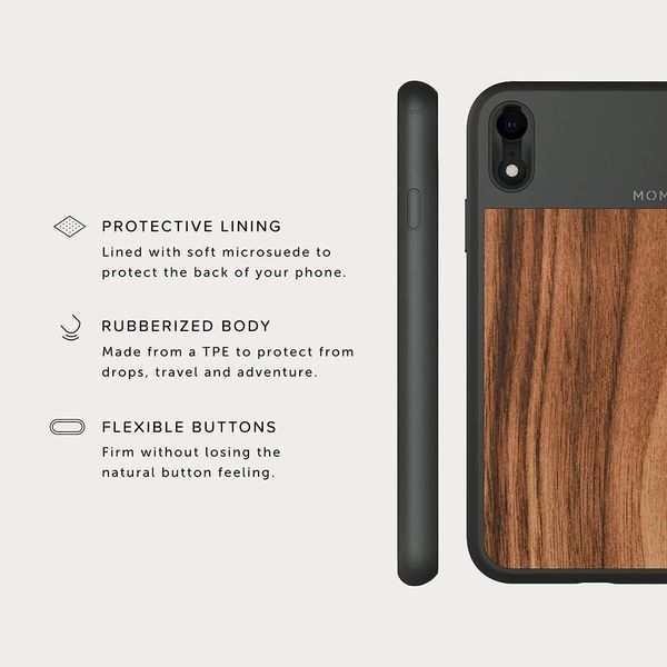 Чохол Moment Walnut Wood для iPhone XR 1817609193 фото